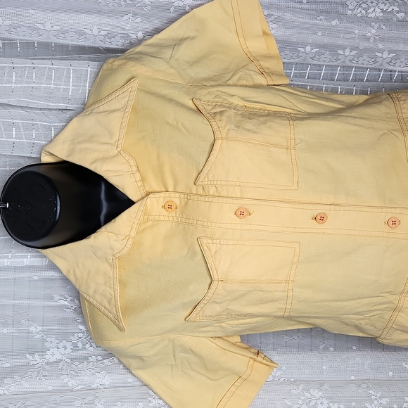 Vintage 60's 70's Short Sleeve And Skirt Safari Fashion Matching Set Sz11/12 - Picture 3 of 16